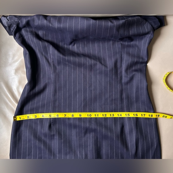 FRANCO MIRABELLI pinstriped sheath dress - Picture 5 of 10